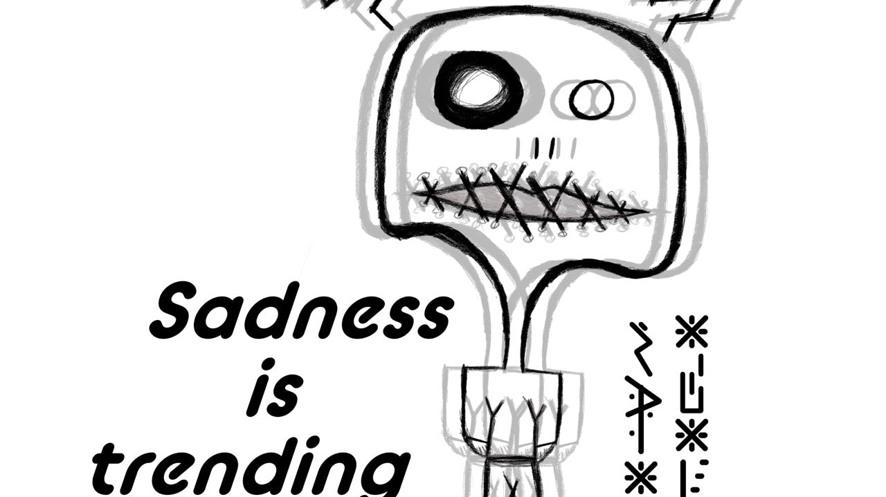 SADNESS IS TRENDING GRAPHIC TEE