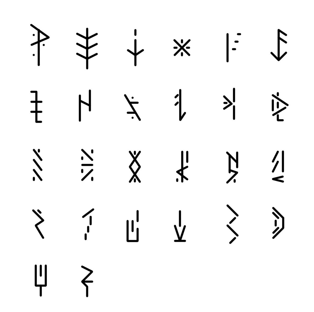 SYMBOL CIPHER - DIRECT TRANSLATION OF EACH LETTER